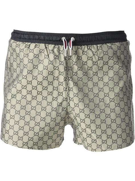 gucci swim shorts men's|Gucci flower bikini.